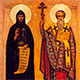 Каноническое изображение святых Кирилла и Мефодия